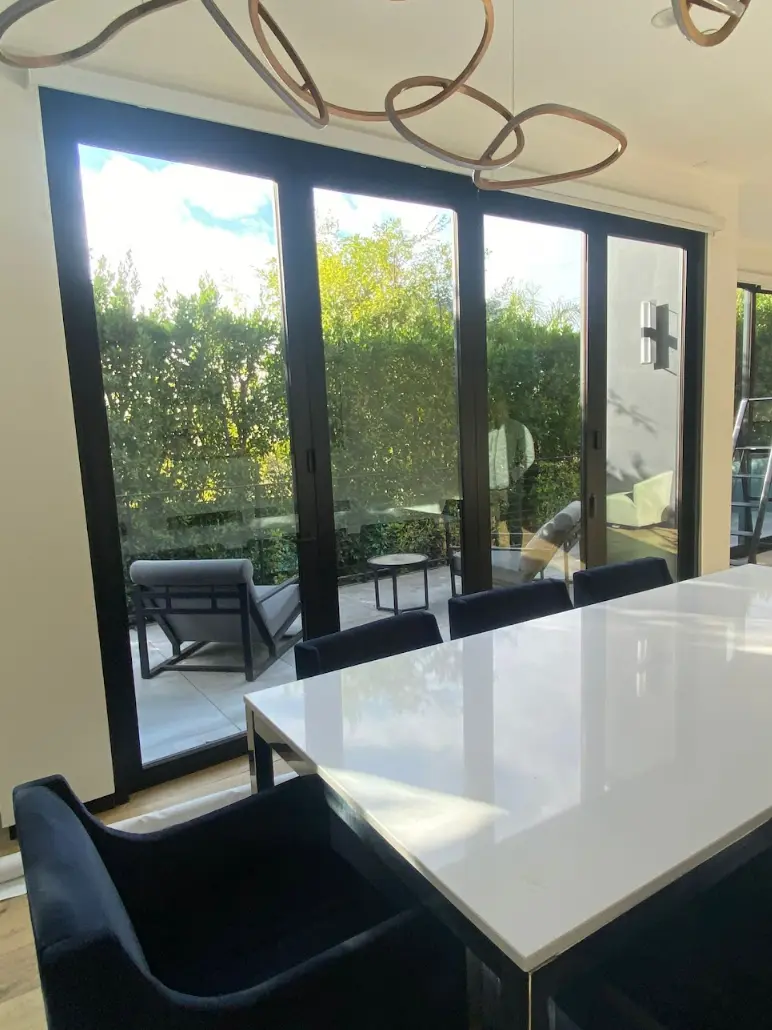 Completed pocket door installation for client